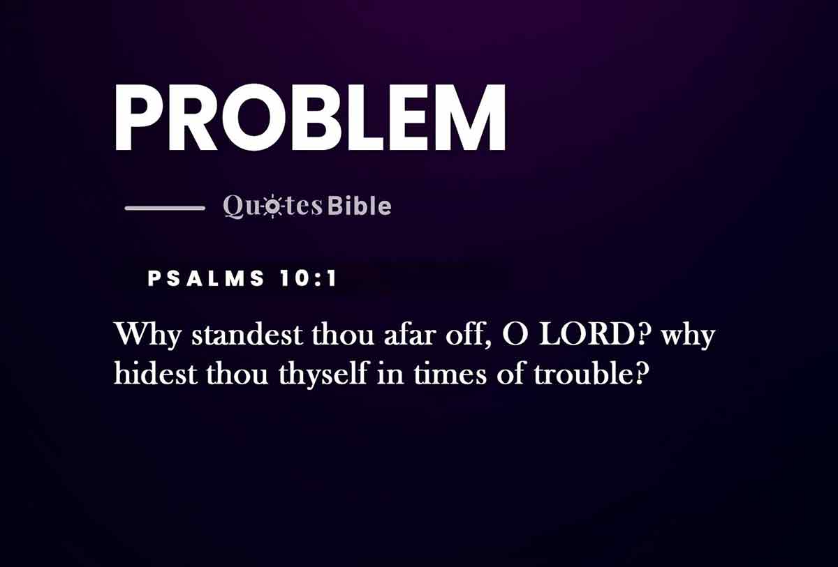 problem bible verses quote