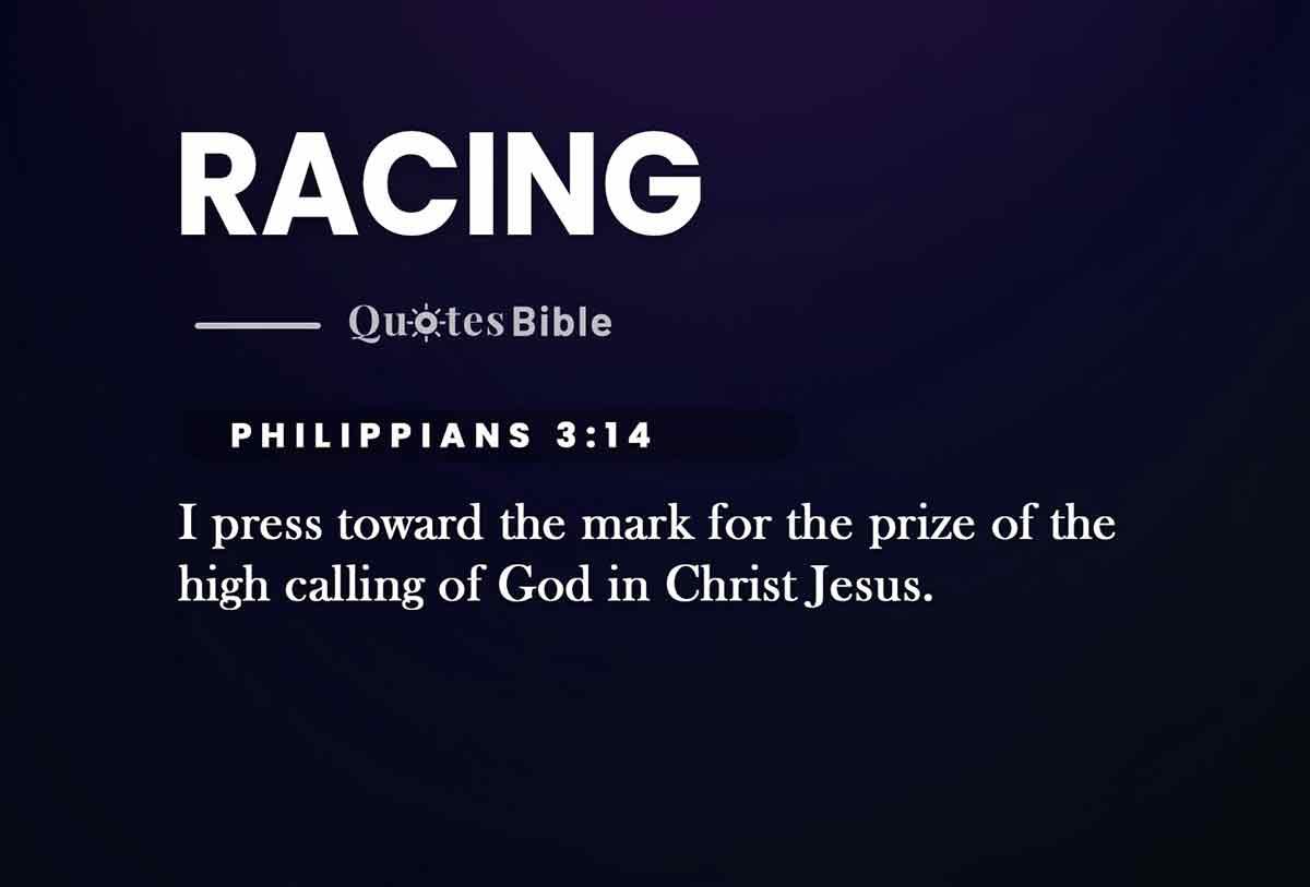 racing bible verses quote