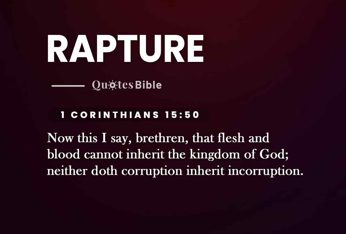 rapture bible verses quote