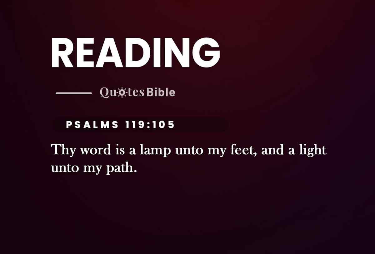 reading bible verses photo