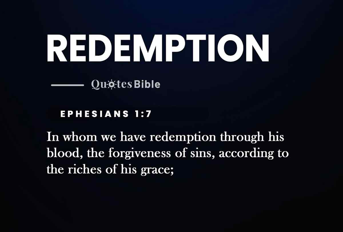 redemption bible verses quote