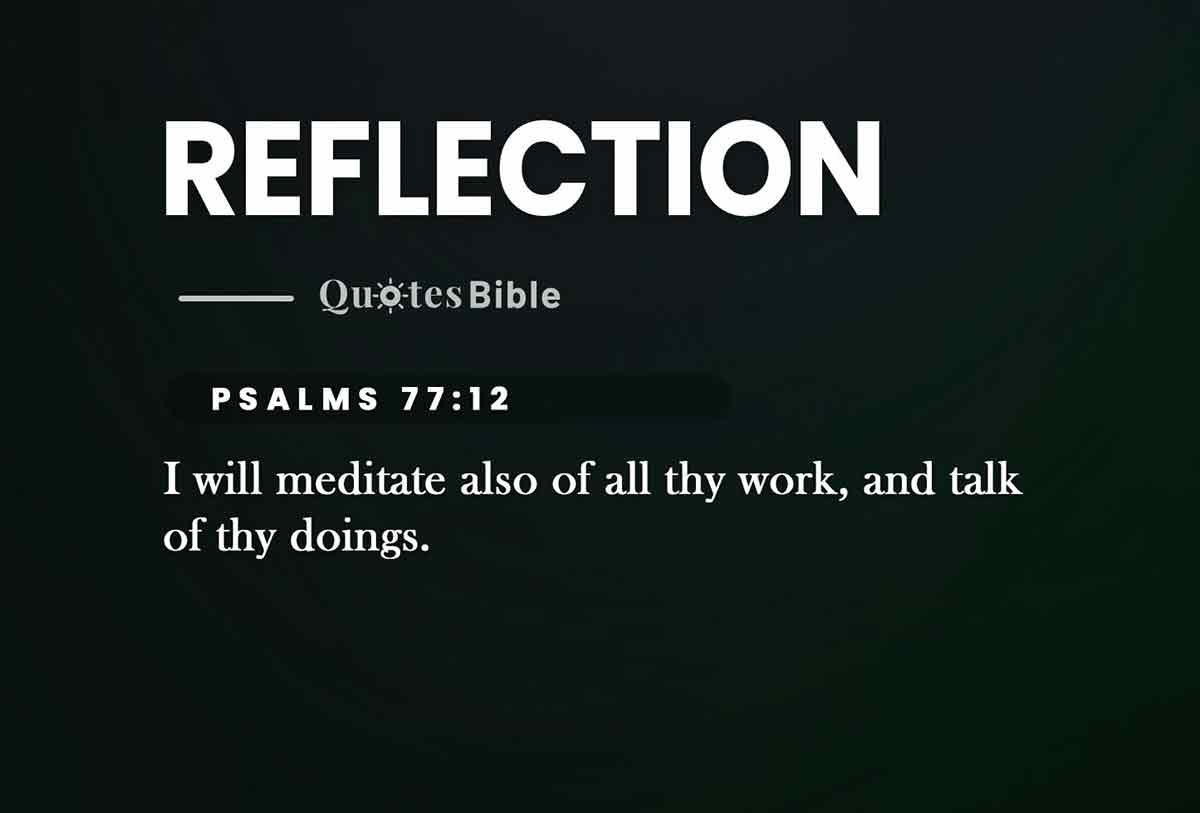 reflection bible verses quote