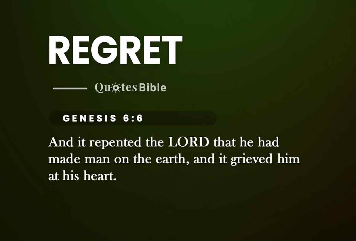 regret bible verses quote