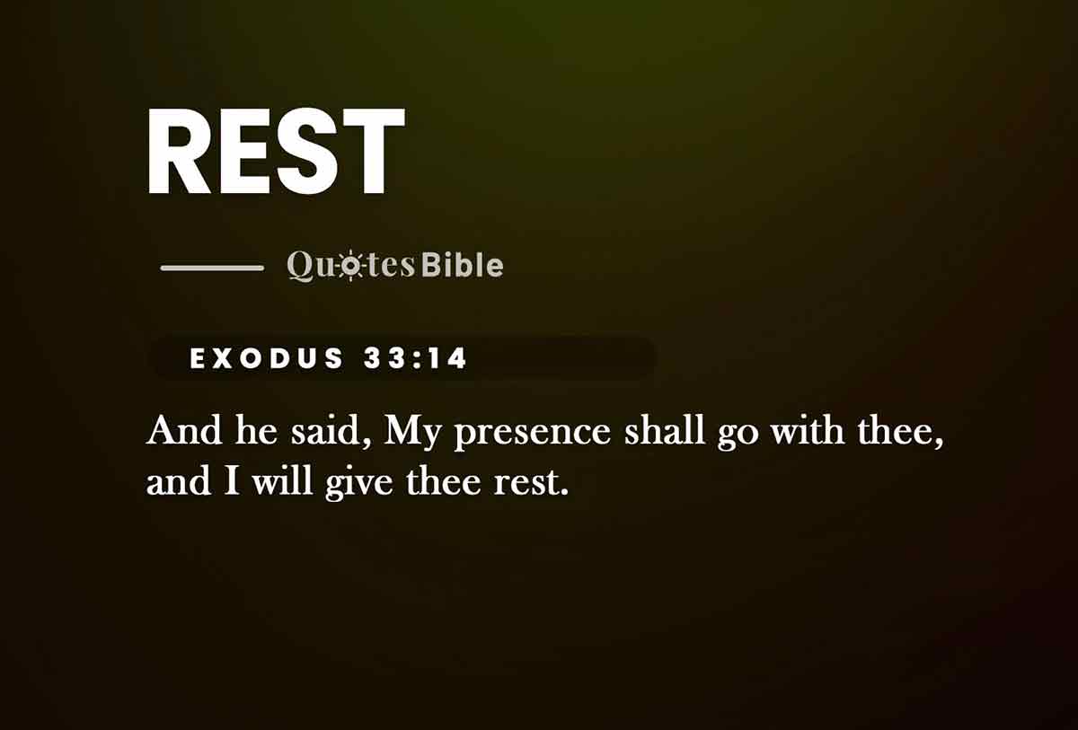 rest bible verses photo