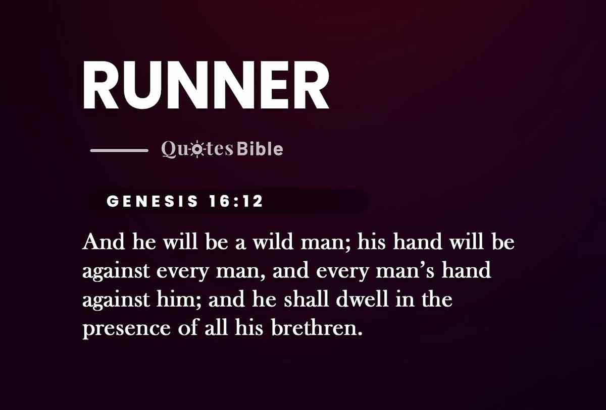 runner bible verses quote