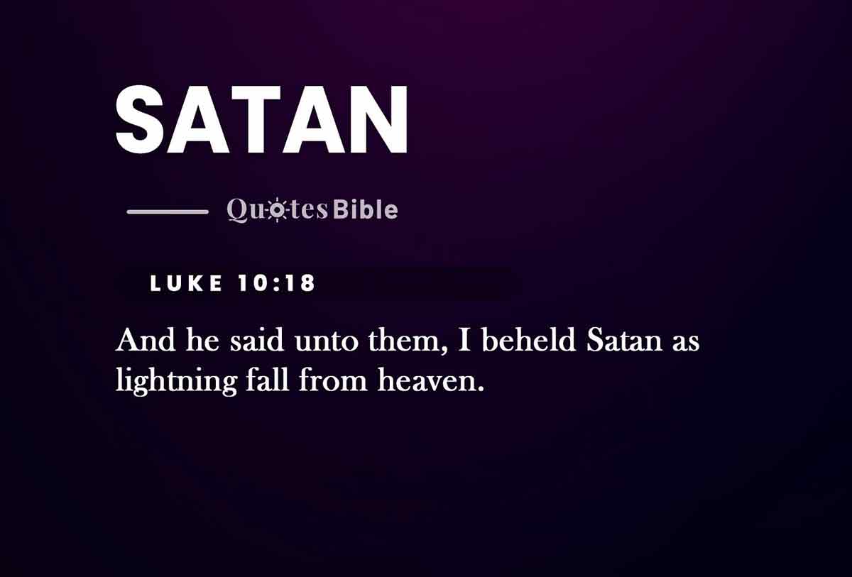 satan bible verses quote