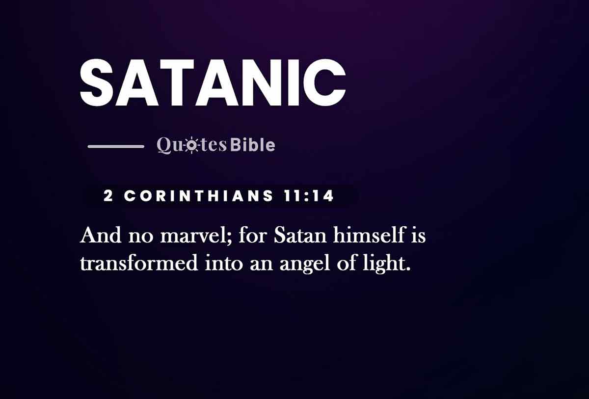 satanic bible verses photo