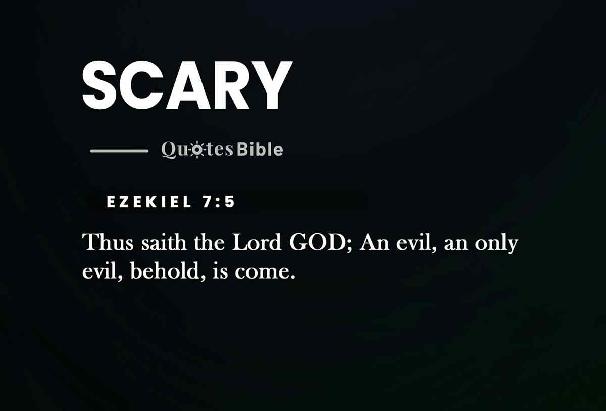 scary bible verses photo