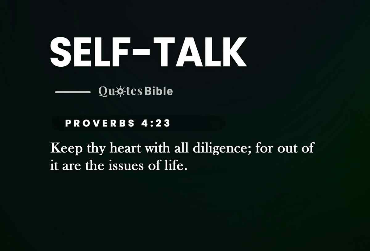 self-talk bible verses quote