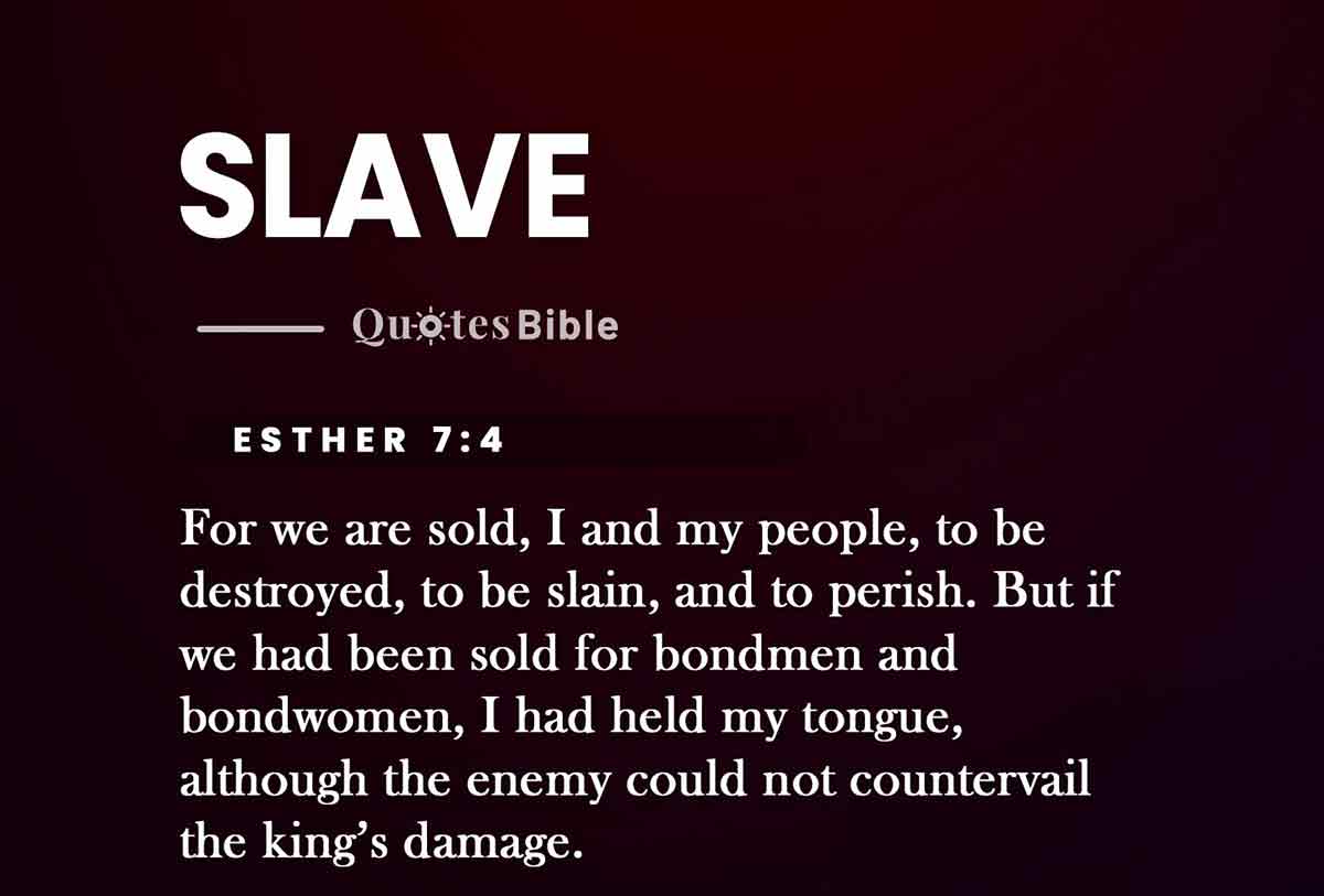 slave bible verses quote
