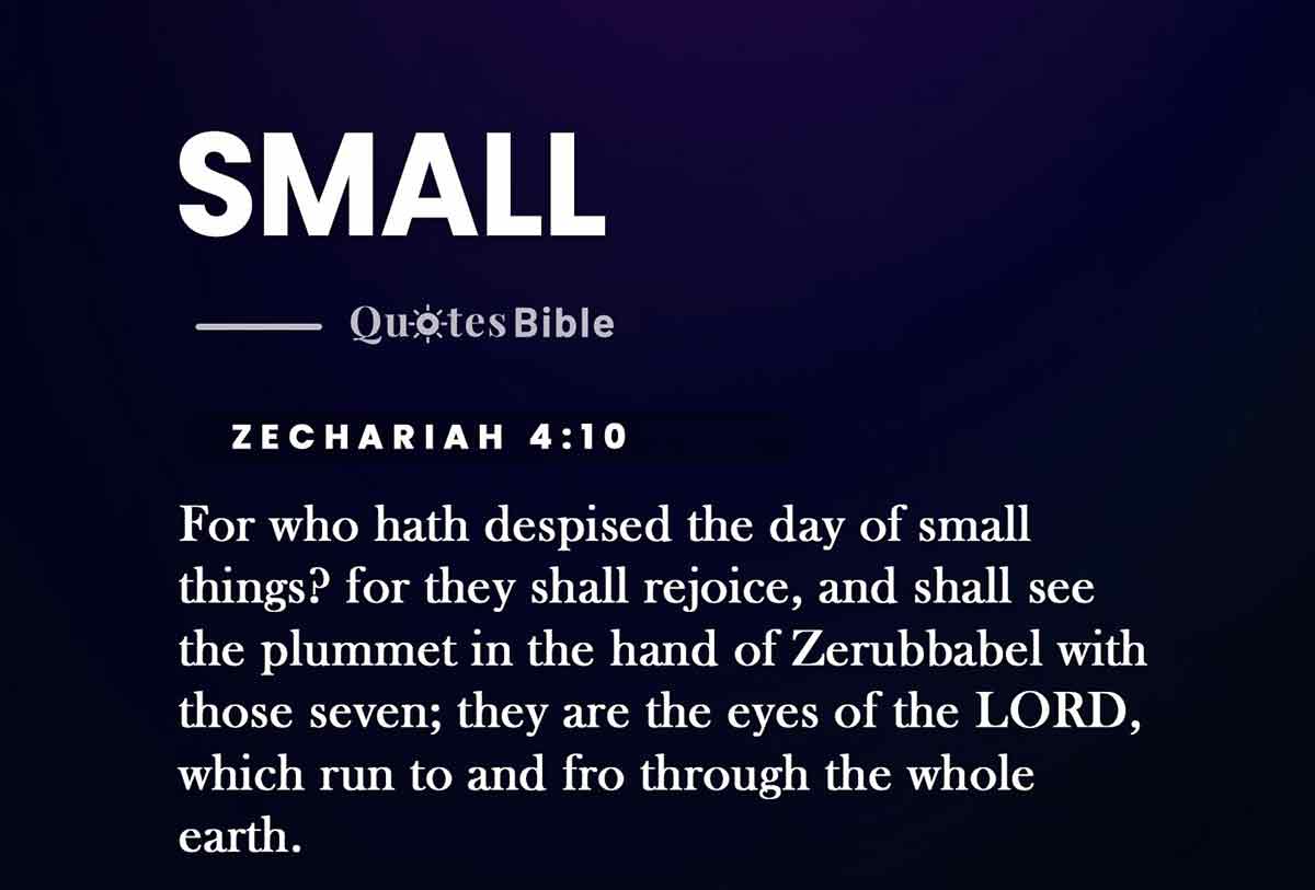 small bible verses quote