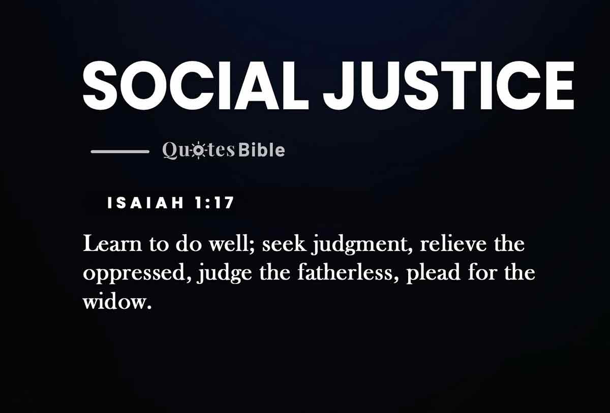 social justice bible verses photo