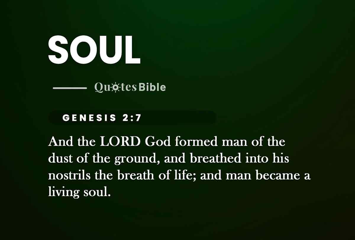 soul bible verses quote