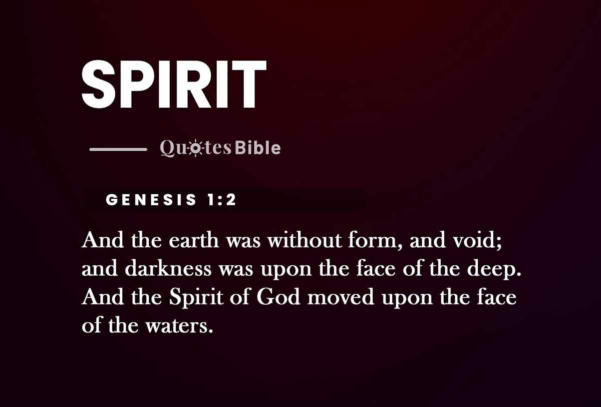 spirit bible verses quote