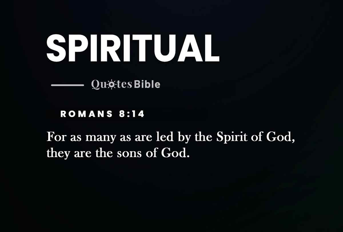 spiritual bible verses quote