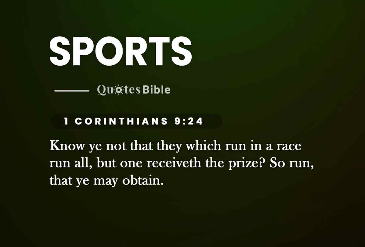 sports bible verses quote