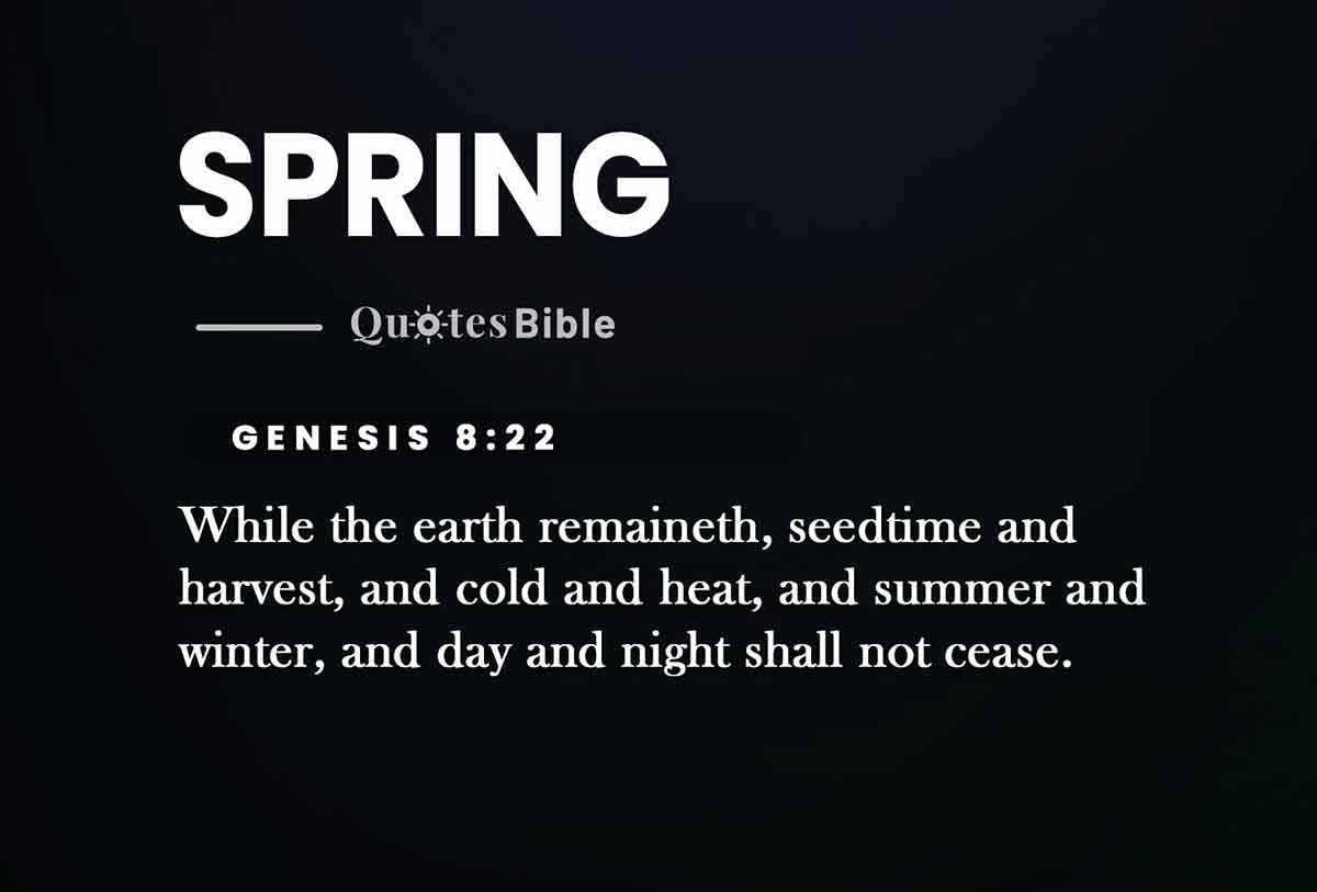 spring bible verses quote