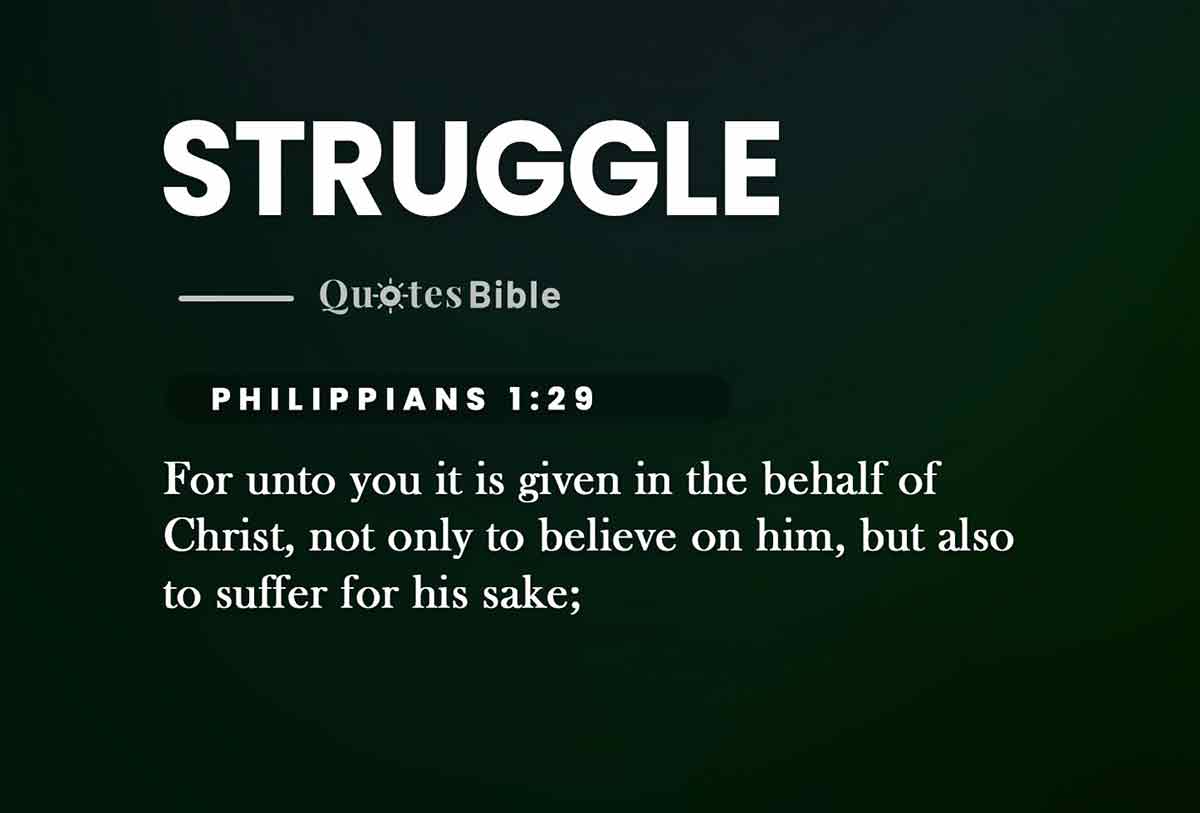 struggle bible verses quote