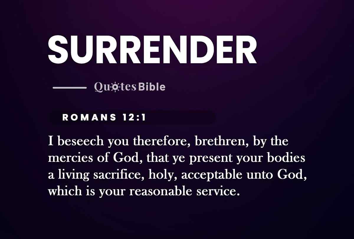 surrender bible verses photo