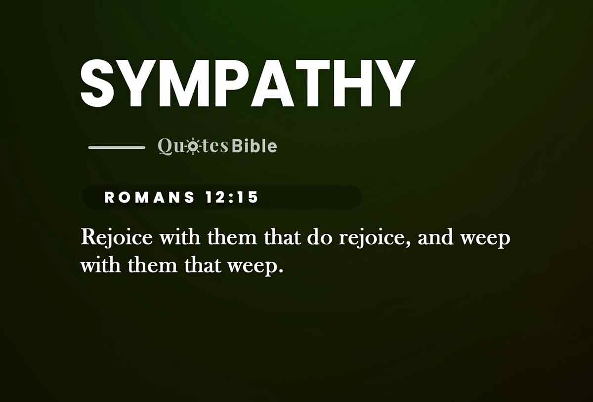 sympathy bible verses quote