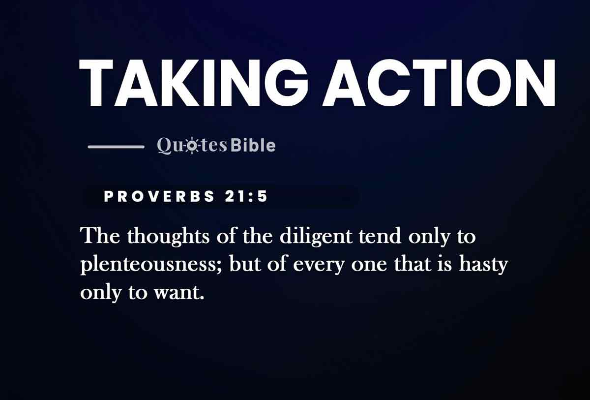 taking action bible verses photo