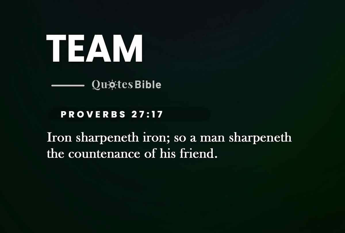 team bible verses photo