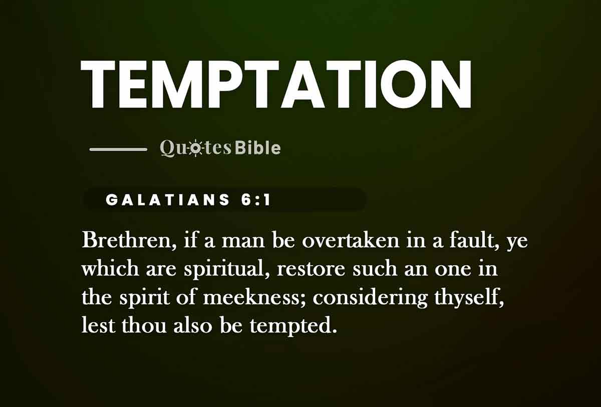 temptation bible verses quote