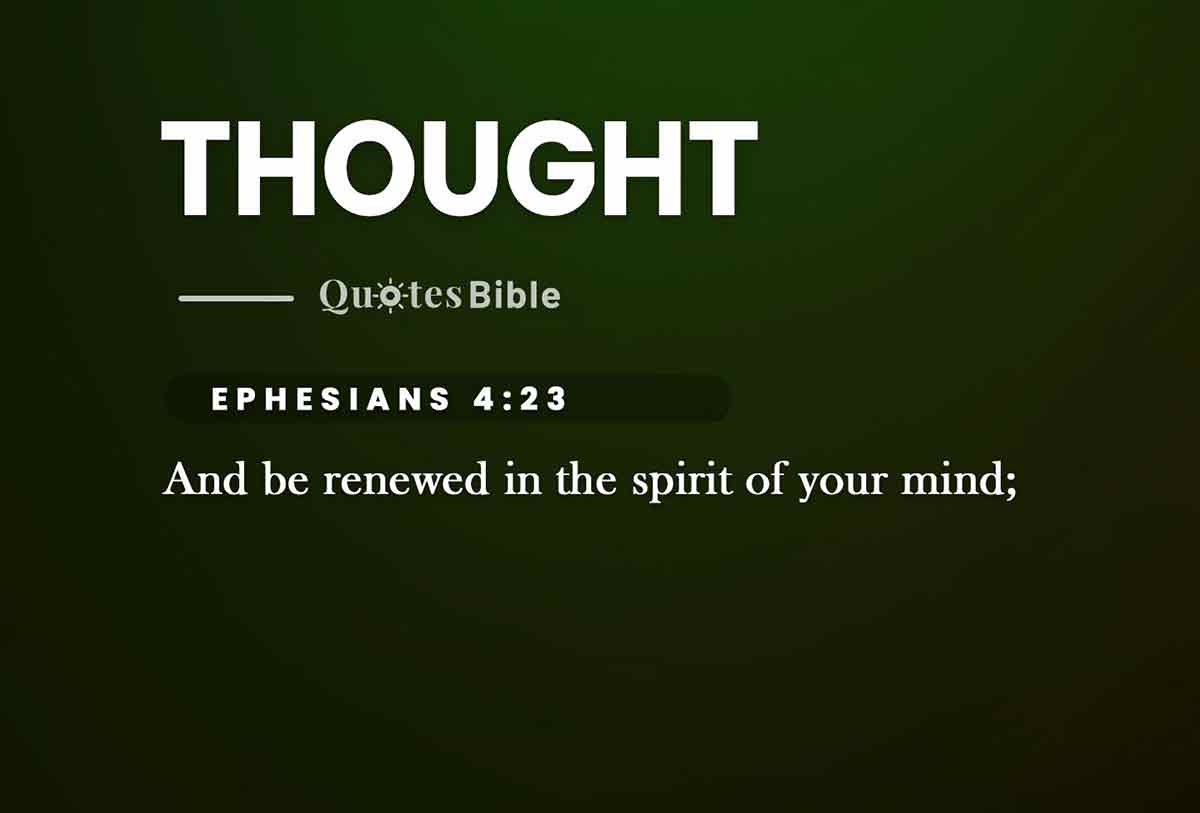 thought bible verses quote
