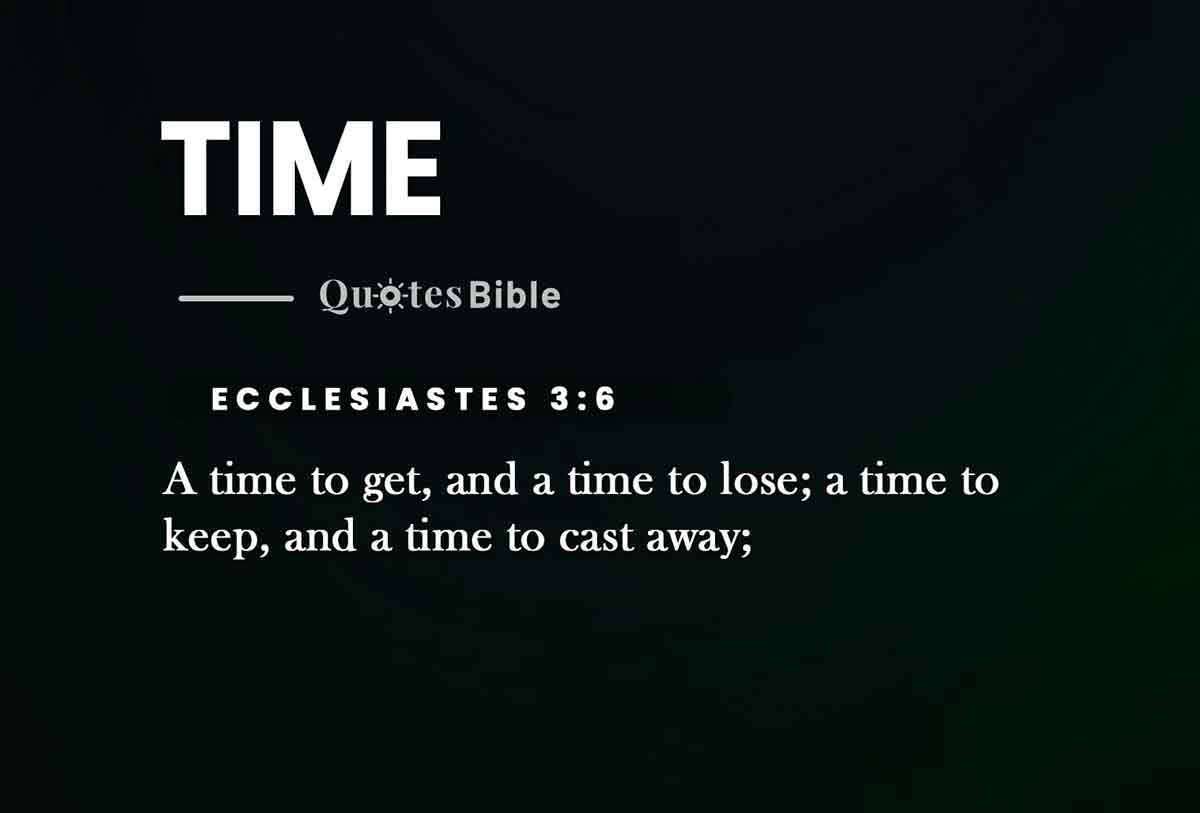 time management bible verses photo
