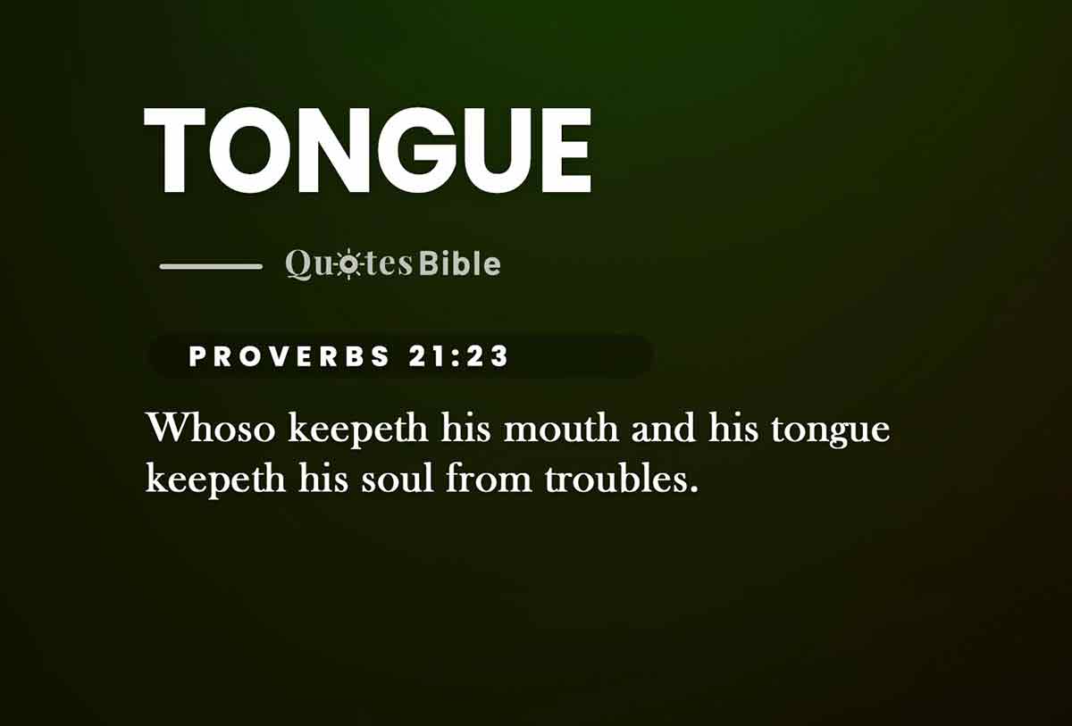 tongue bible verses photo