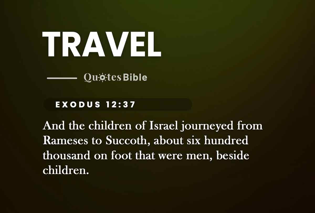 travel bible verses photo