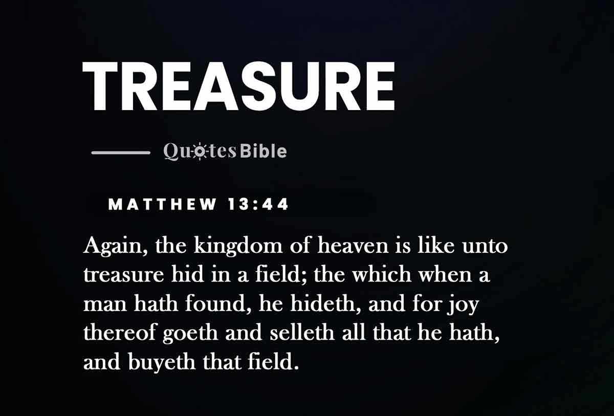 treasure bible verses quote