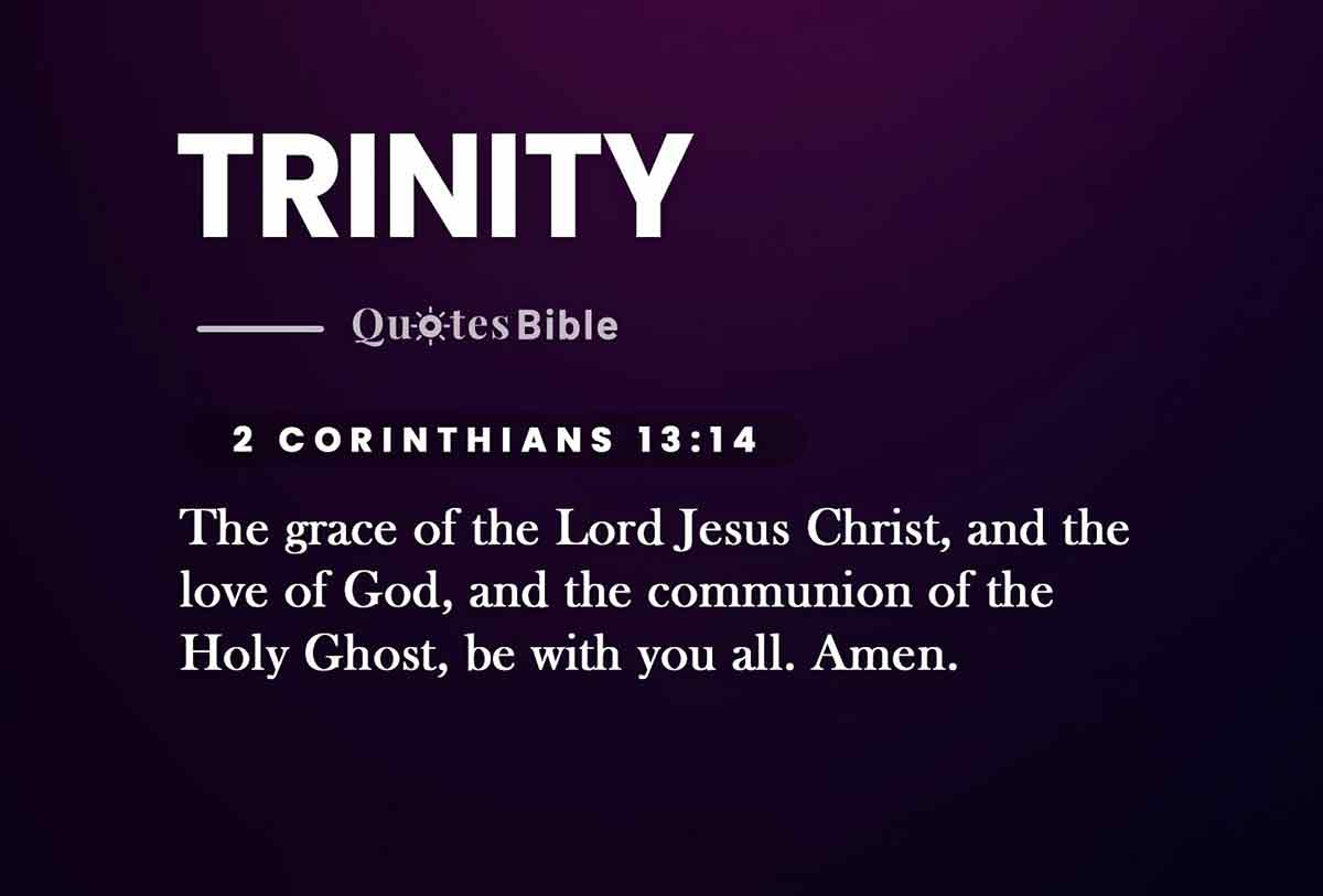 trinity bible verses quote