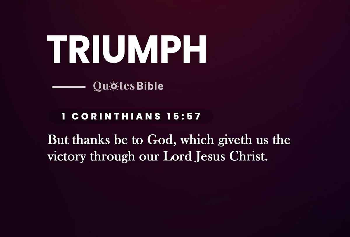 triumph bible verses photo