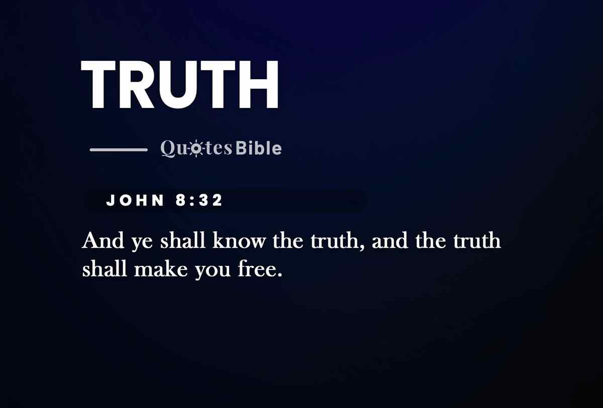 truth bible verses quote