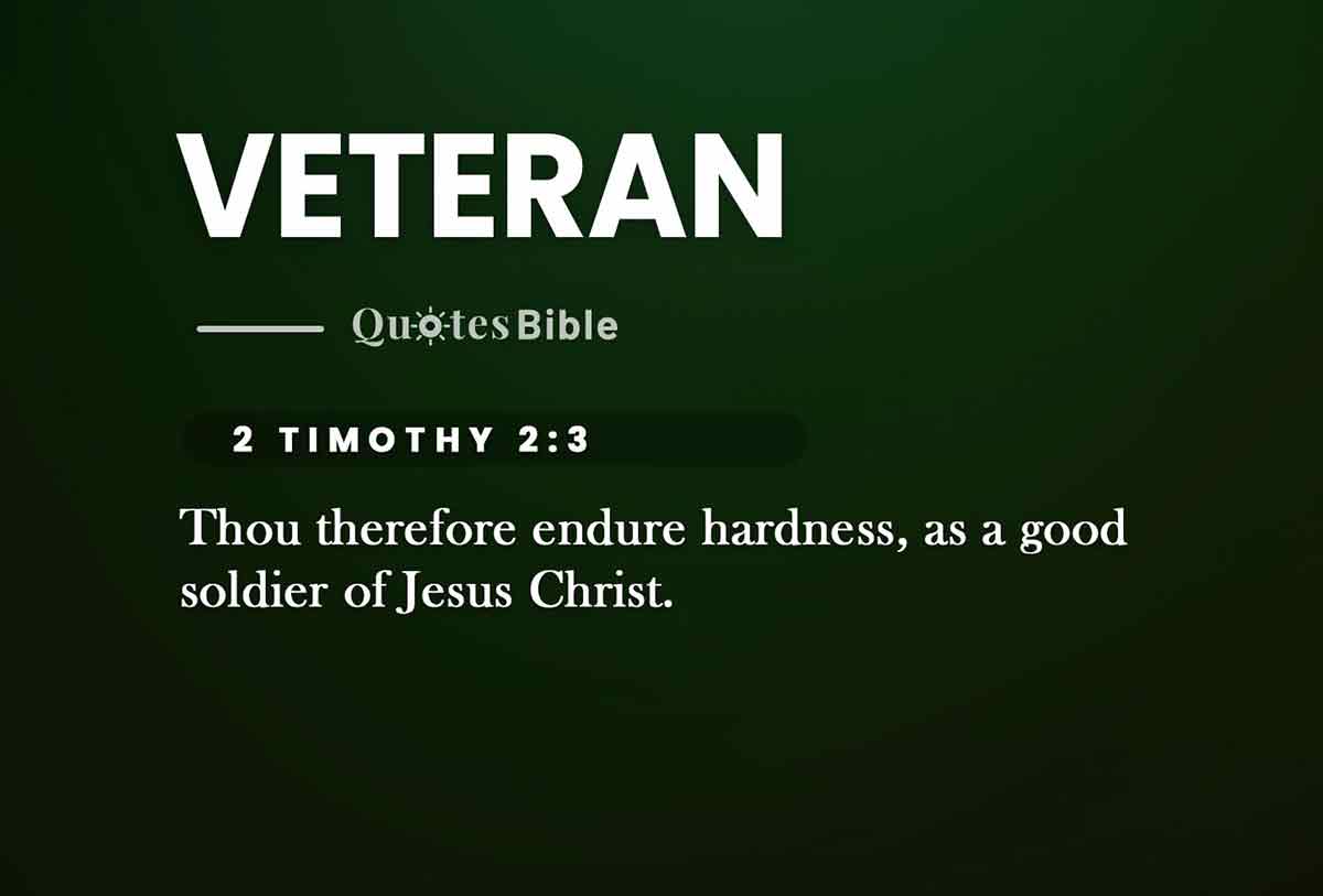 veteran bible verses quote