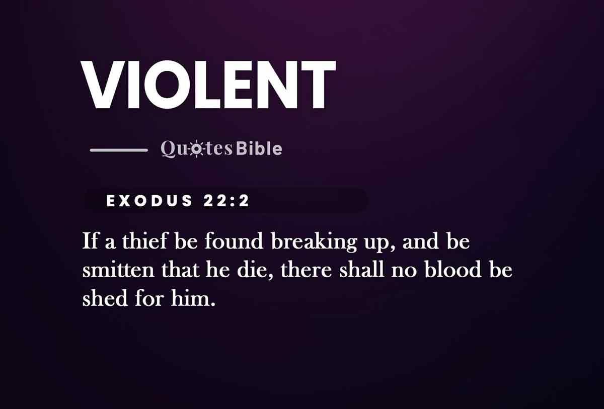 violent bible verses photo