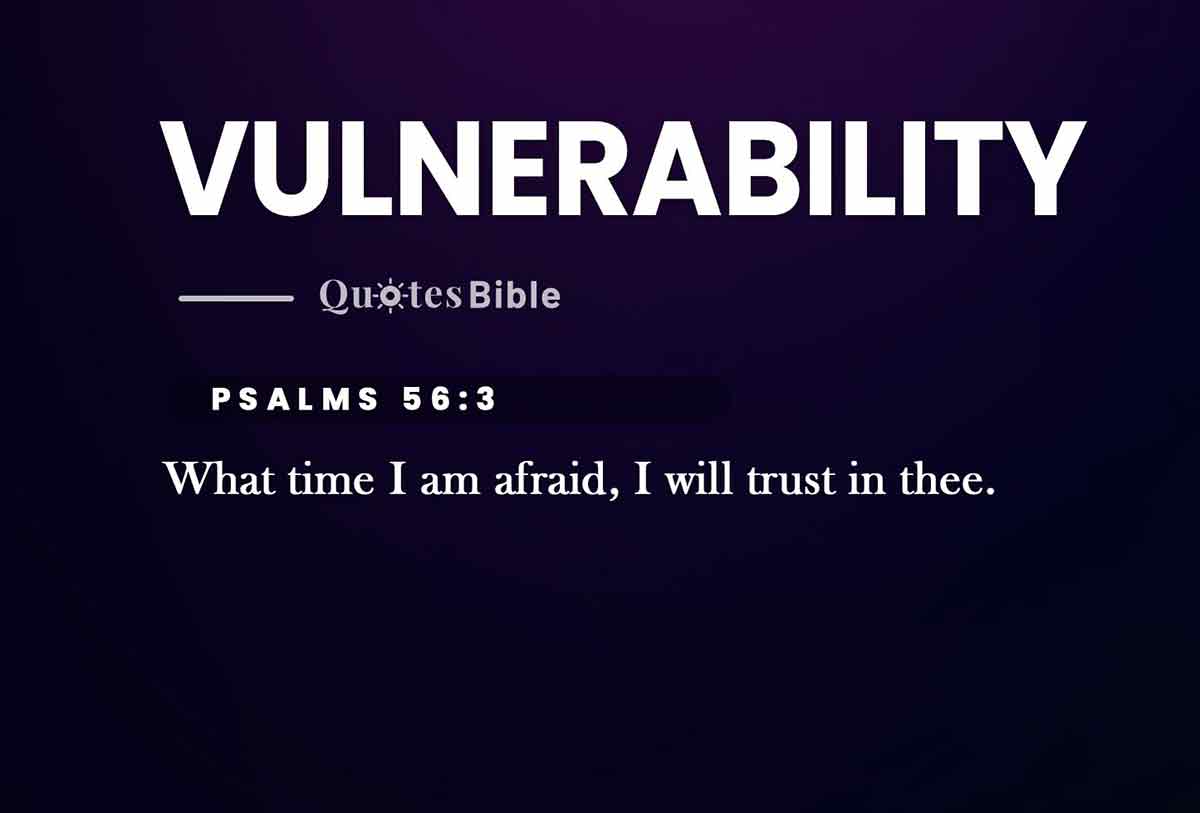 vulnerability bible verses photo