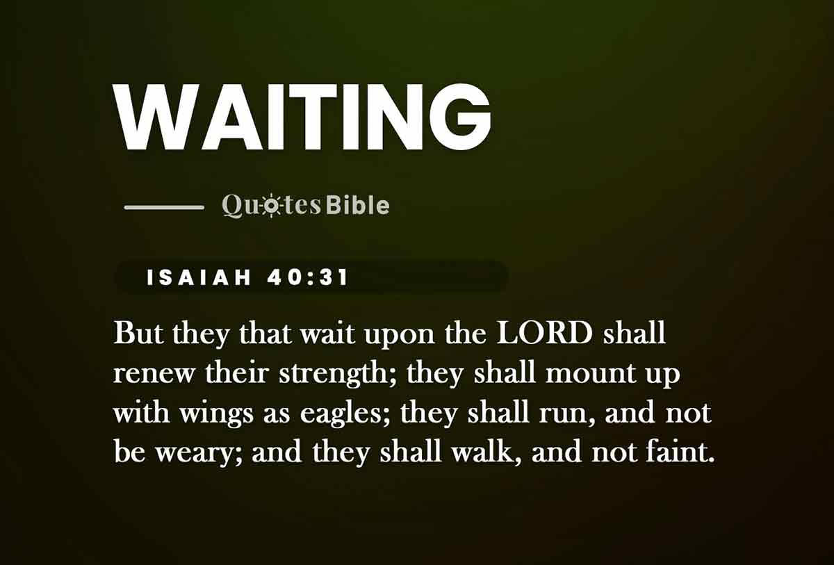 waiting bible verses quote