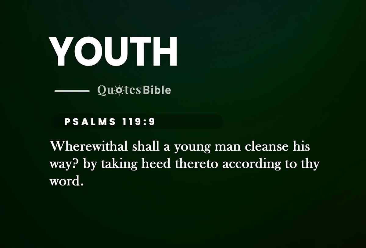 youth bible verses quote