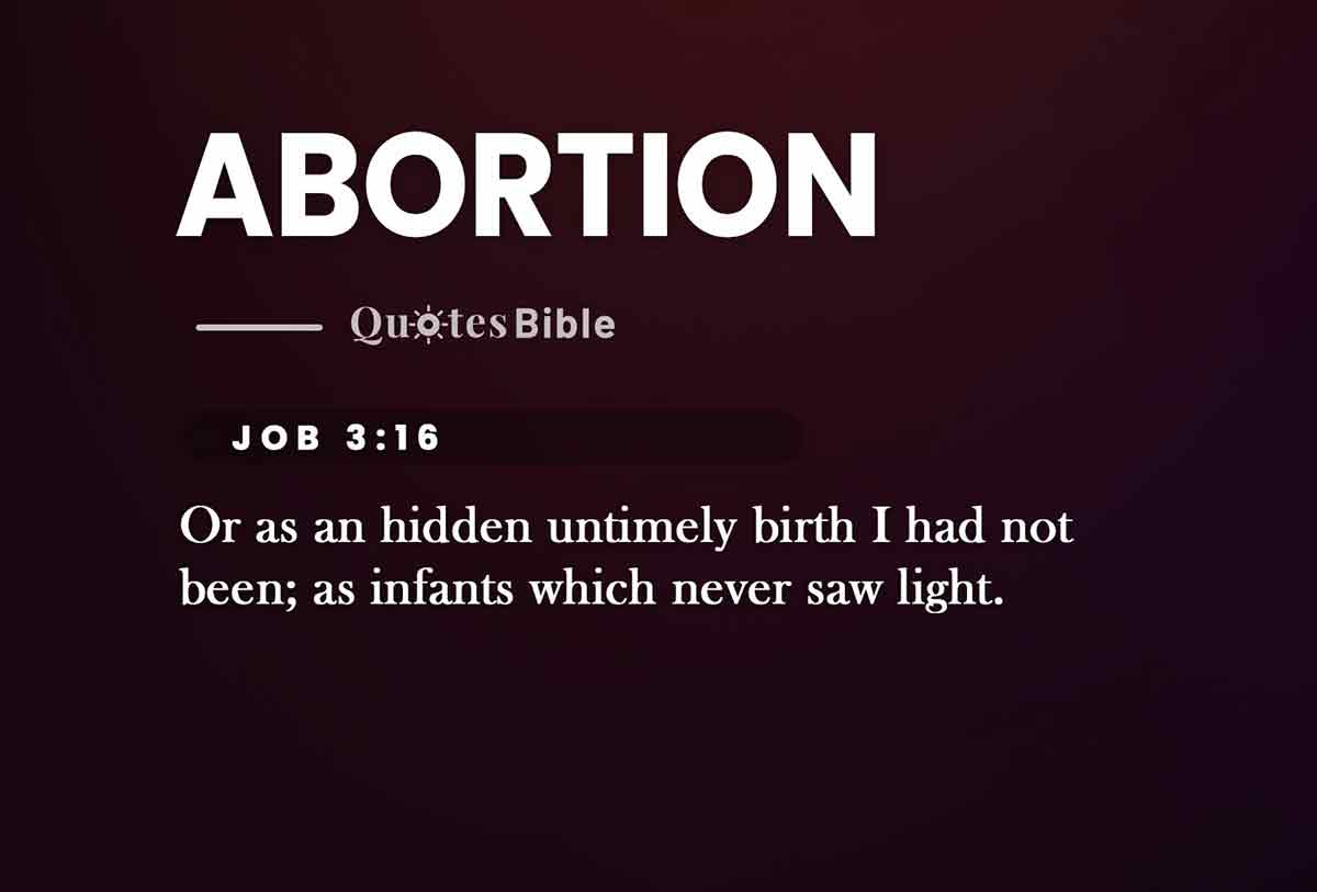 abortion bible verses photo