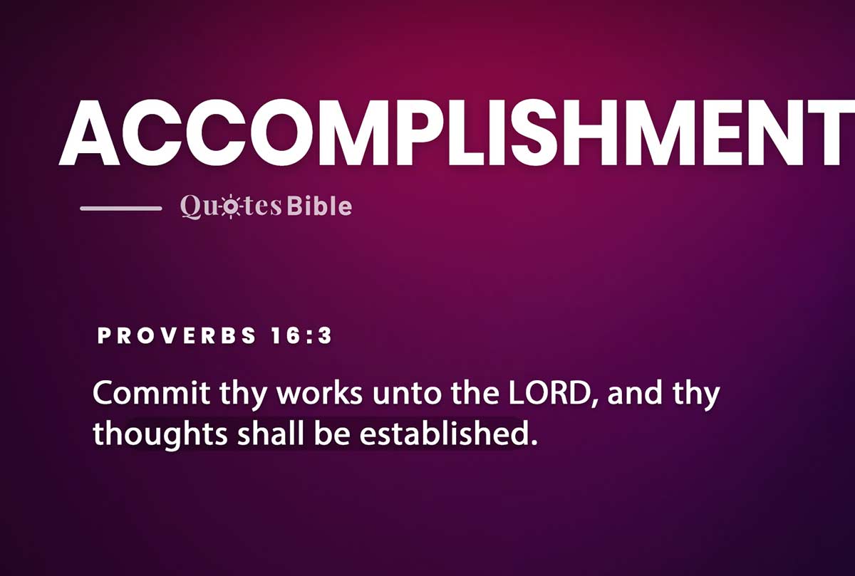 accomplishment bible verses photo