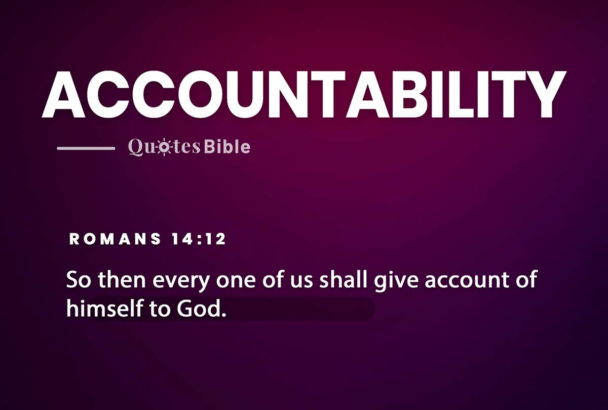 accountability bible verses photo