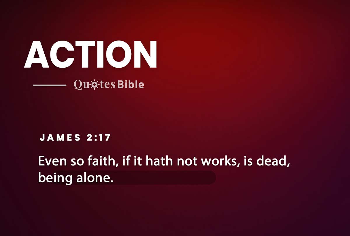 action bible verses photo