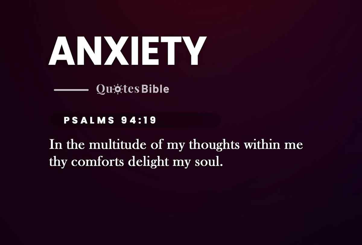 anxiety bible verses photo