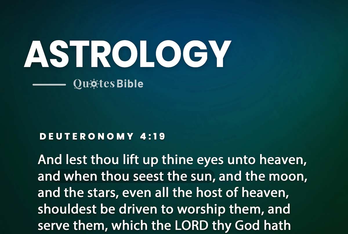 astrology bible verses photo