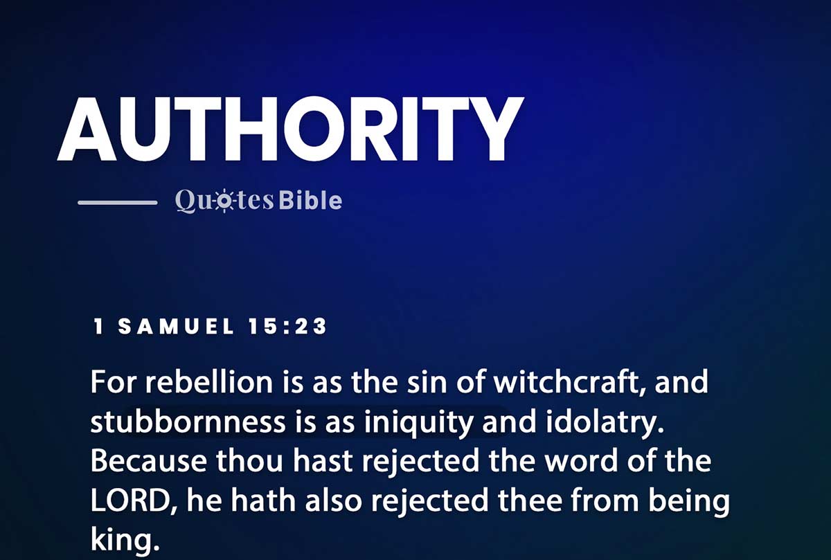 authority bible verses photo