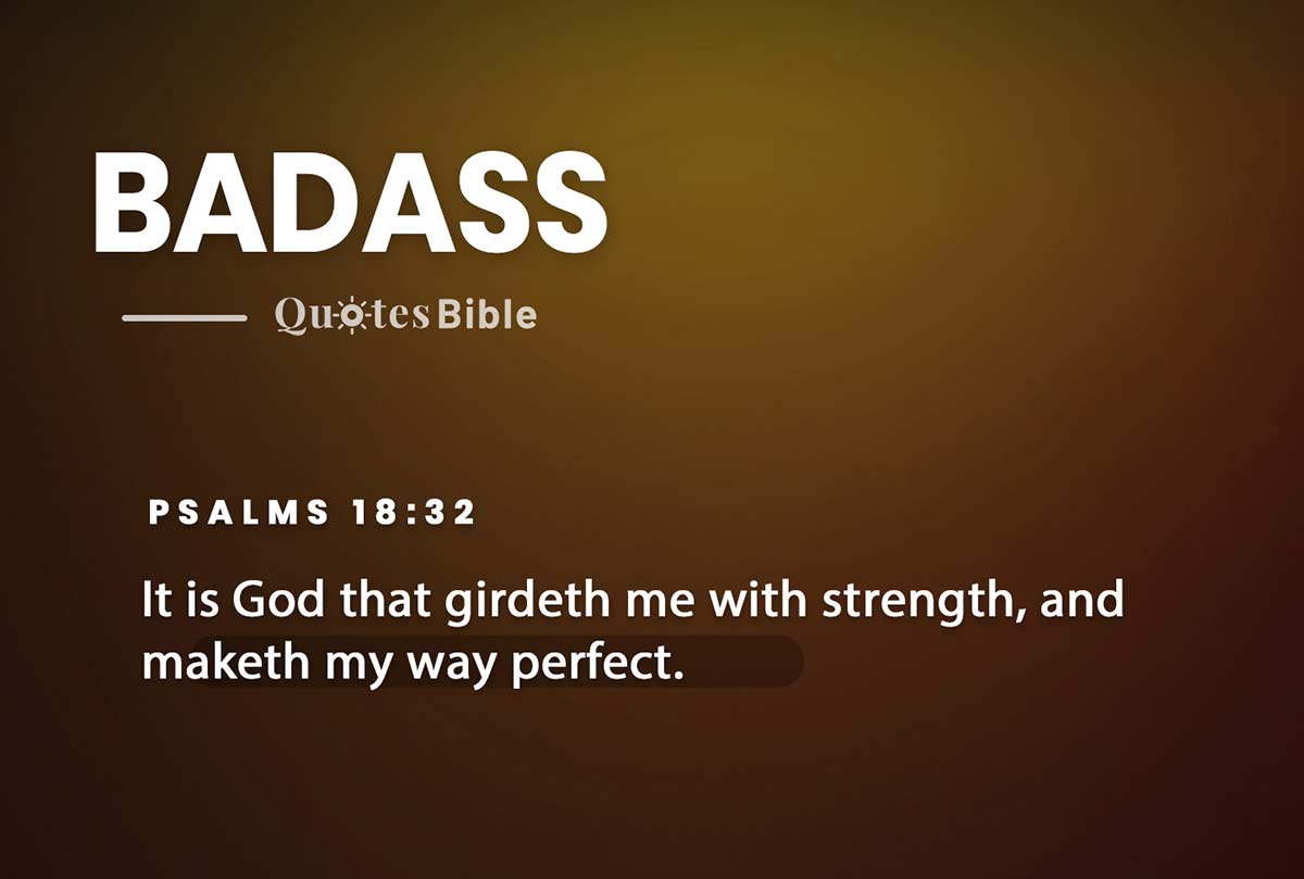 badass bible verses photo