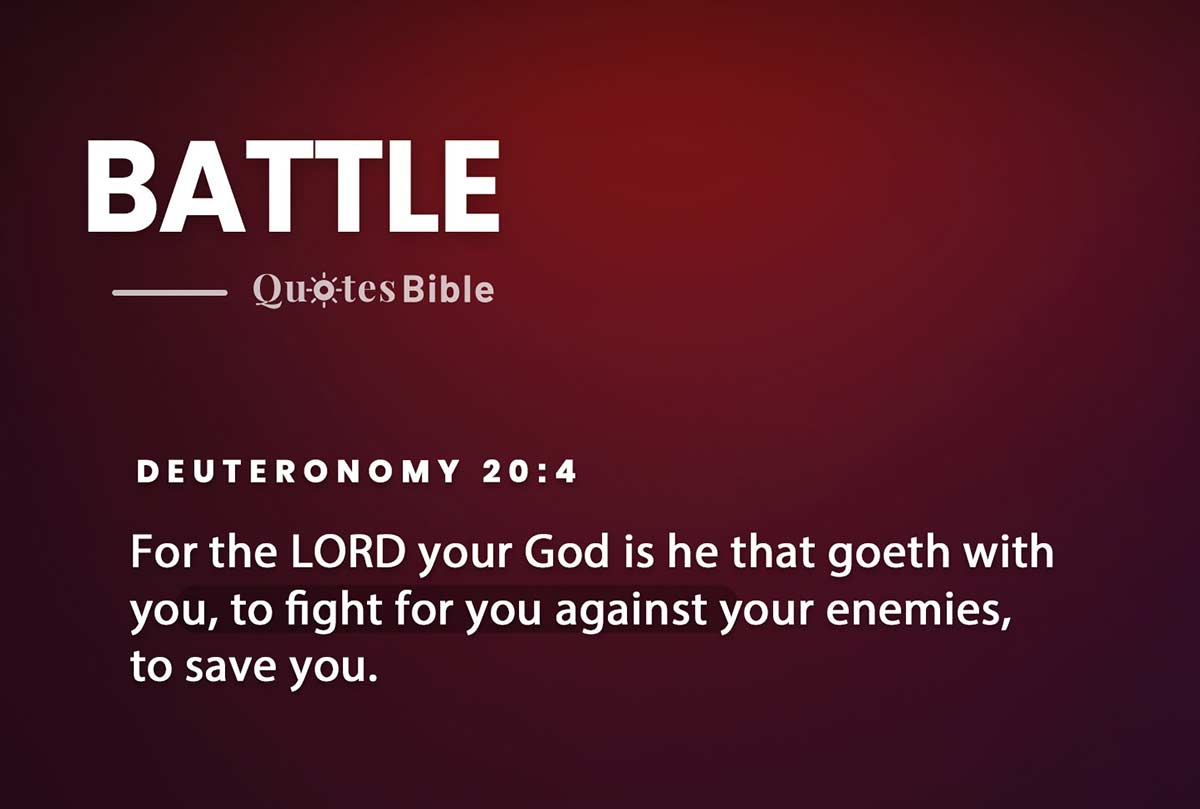 battle bible verses photo