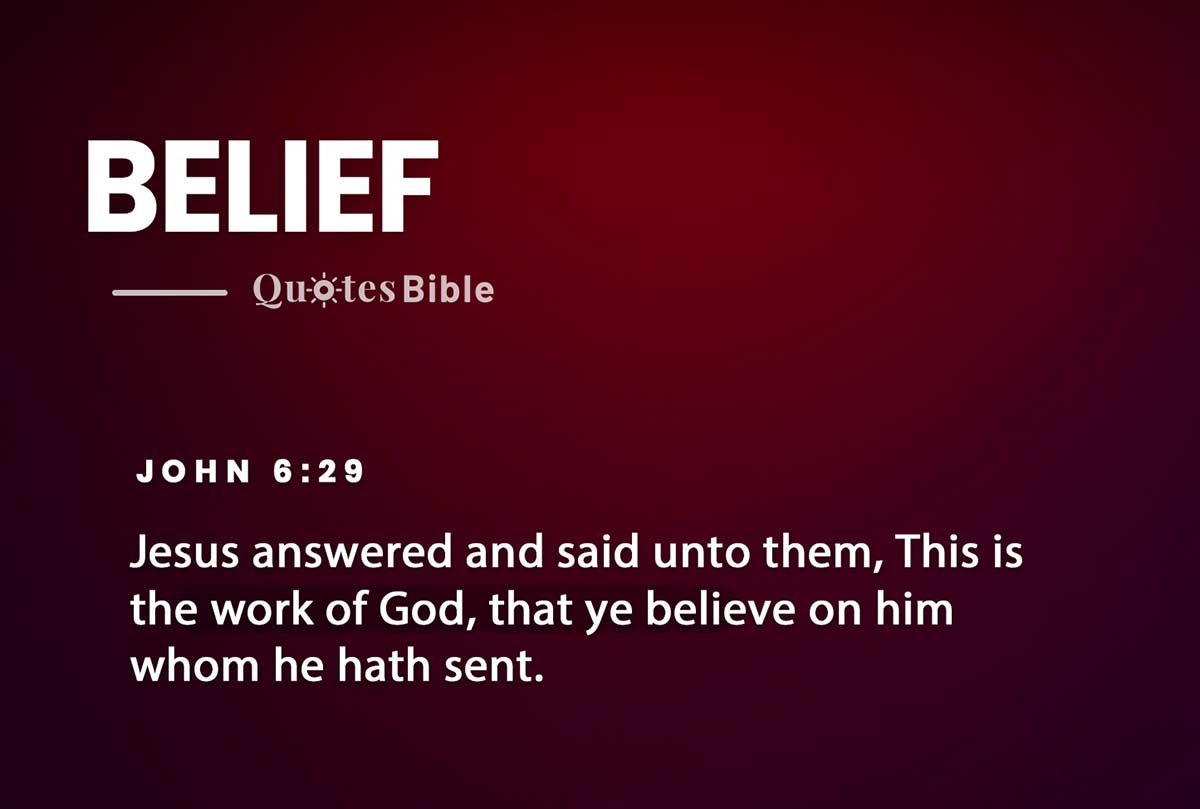 belief bible verses photo